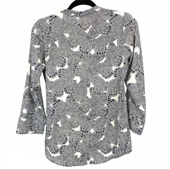 Maison Jules butterfly print top  xs - Picture 3 of 11